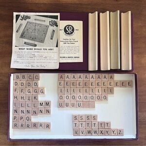 Vintage Scrabble Game 1948